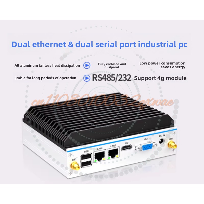 Mini Industrial PC - Quad-Core - Fanless Industrial Pc Rs485 Core I7 ulasan dan harga