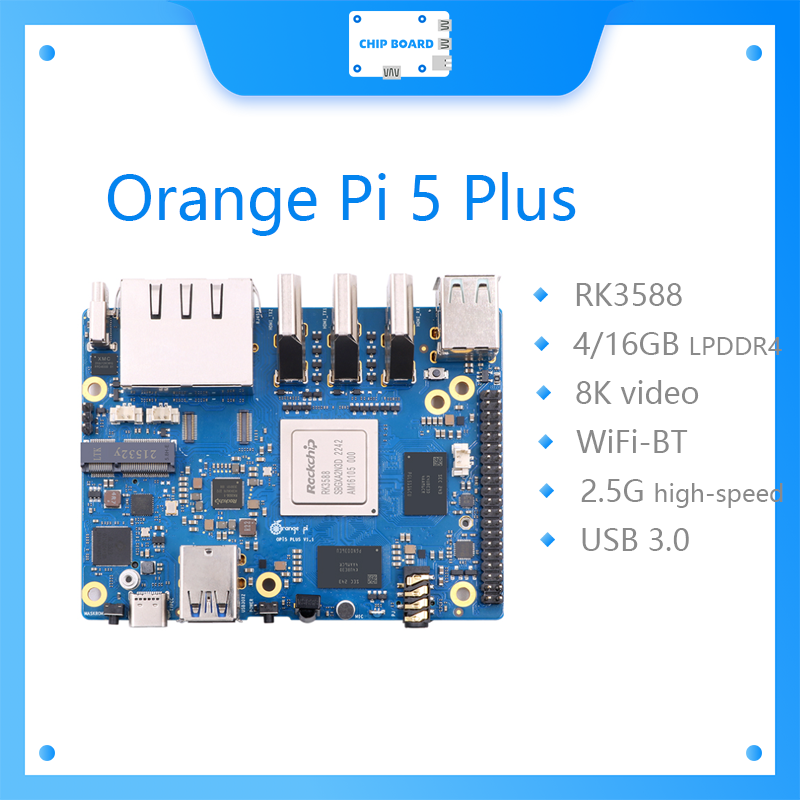 Orange Pi 5 Plus  Single Board - Rockchip Rk3588 Development Board ulasan dan harga