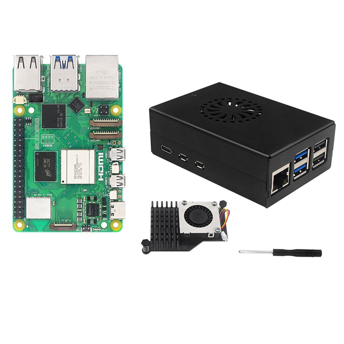 X14A& For IRasptek Starter Kit - Raspberry Pi 5 8Gb Board ulasan dan harga