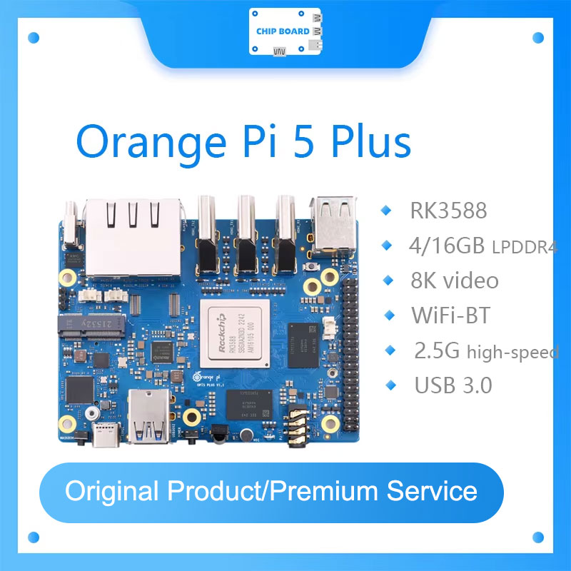 Orange Pi 5 Plus  Single Board - Rockchip Rk3588 Development Board ulasan dan harga